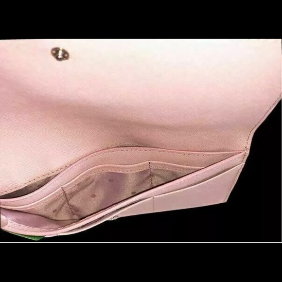 New! Kate Spade Heart Embellished Leather Wallet - Picture 5 of 6